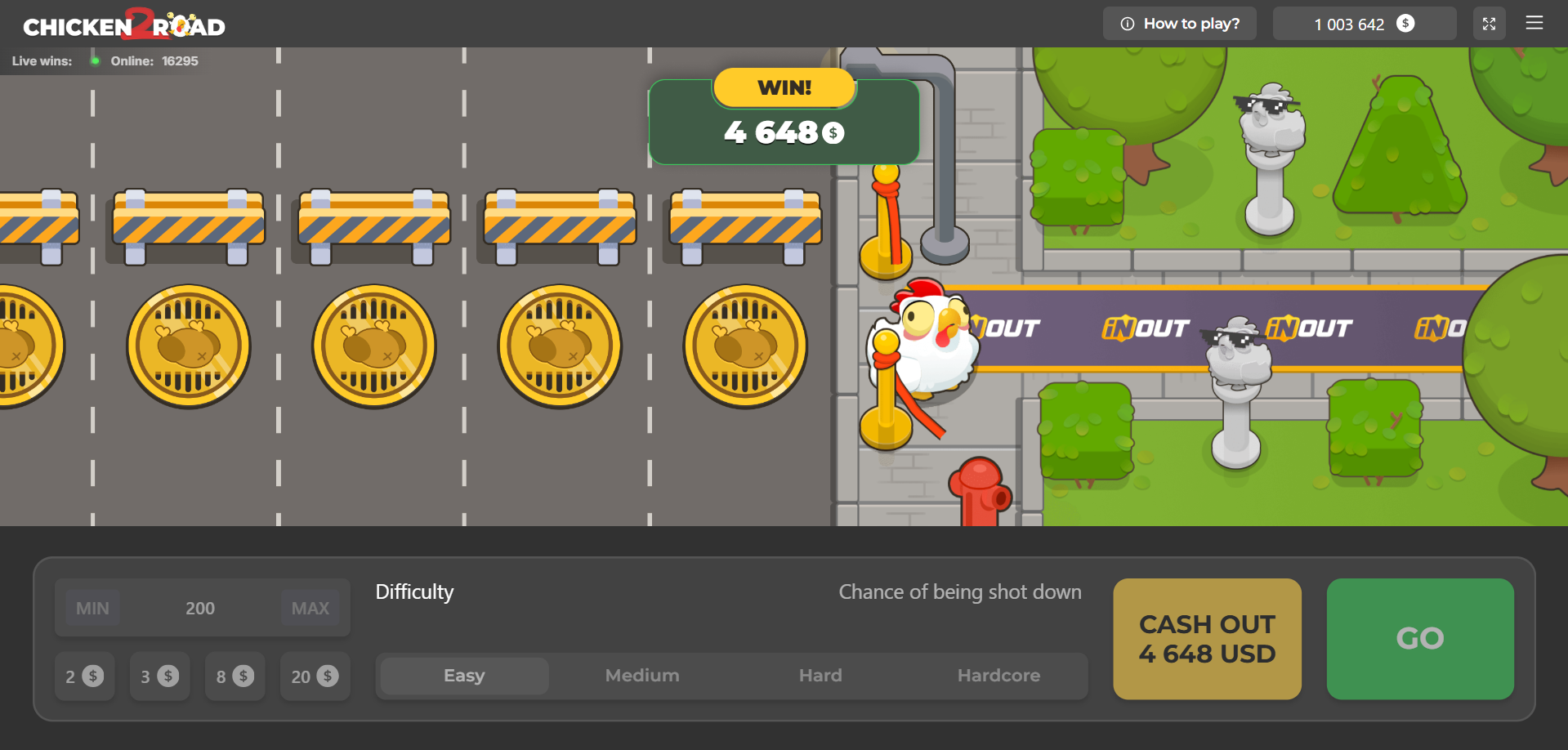 Chicken Road 2 cash-out win